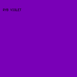 7900B7 - RYB Violet color image preview
