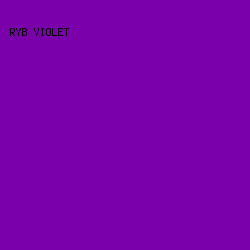 7A00AC - RYB Violet color image preview
