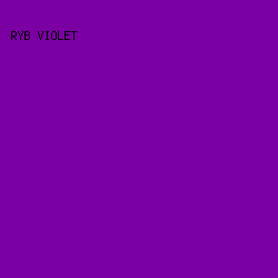 7B00A4 - RYB Violet color image preview