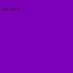 7C00B8 - RYB Violet color image preview