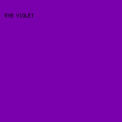 7a00ad - RYB Violet color image preview