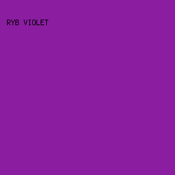 8B1DA1 - RYB Violet color image preview