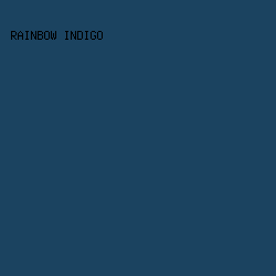 1B4360 - Rainbow Indigo color image preview