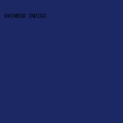 1C2864 - Rainbow Indigo color image preview