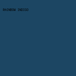 1C4663 - Rainbow Indigo color image preview