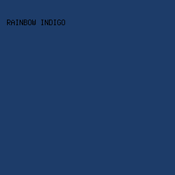 1D3C69 - Rainbow Indigo color image preview