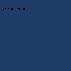 1E3E69 - Rainbow Indigo color image preview