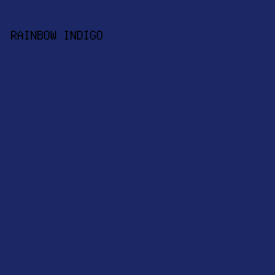 1b2865 - Rainbow Indigo color image preview