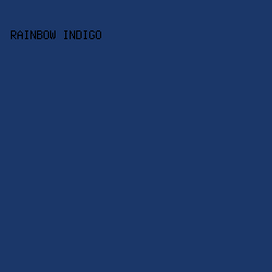 1b3769 - Rainbow Indigo color image preview