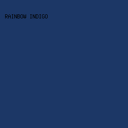 1c3766 - Rainbow Indigo color image preview