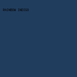 213D5D - Rainbow Indigo color image preview