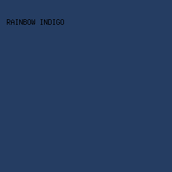 253D62 - Rainbow Indigo color image preview