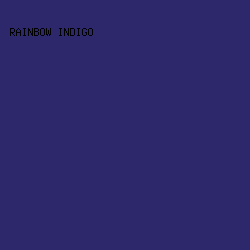 2C286B - Rainbow Indigo color image preview