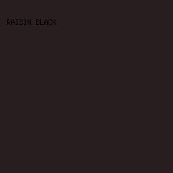281E1F - Raisin Black color image preview