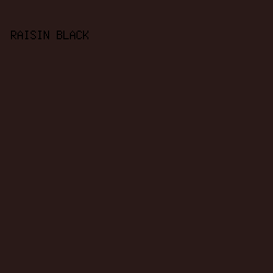 2A1A18 - Raisin Black color image preview