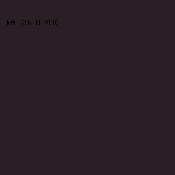 2A1F25 - Raisin Black color image preview