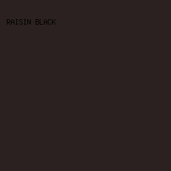 2a2120 - Raisin Black color image preview
