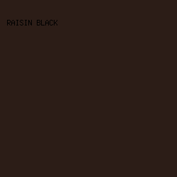 2c1d17 - Raisin Black color image preview