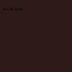 2d1a19 - Raisin Black color image preview