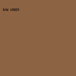 8C6343 - Raw Umber color image preview