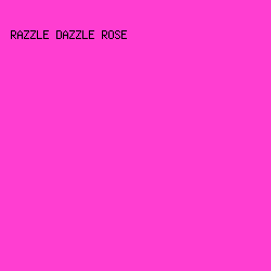 FF3ED1 - Razzle Dazzle Rose color image preview