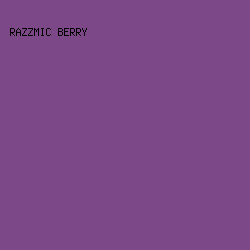 7C4887 - Razzmic Berry color image preview