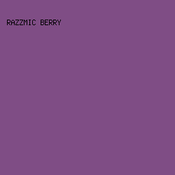 7F4D85 - Razzmic Berry color image preview