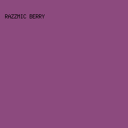 8C4A7E - Razzmic Berry color image preview