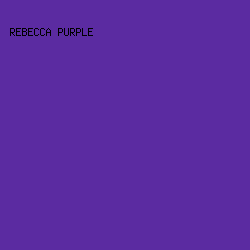 5B2BA1 - Rebecca Purple color image preview