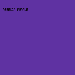 5F32A2 - Rebecca Purple color image preview
