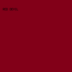 820018 - Red Devil color image preview
