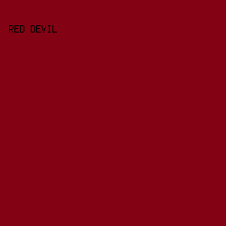 830213 - Red Devil color image preview