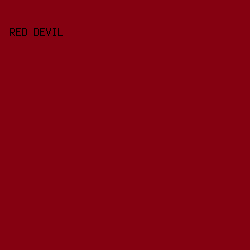 850111 - Red Devil color image preview