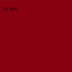 870110 - Red Devil color image preview