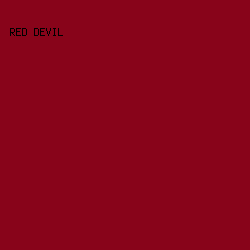 88041A - Red Devil color image preview