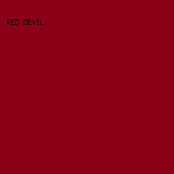8b0017 - Red Devil color image preview