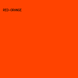FF4300 - Red-Orange color image preview