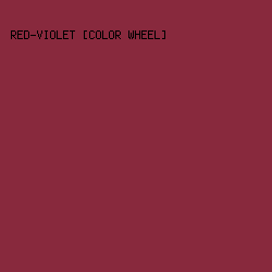 88293D - Red-Violet [Color Wheel] color image preview