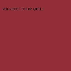 922F39 - Red-Violet [Color Wheel] color image preview