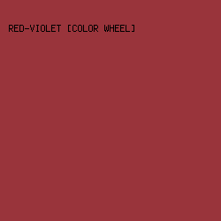 99343b - Red-Violet [Color Wheel] color image preview