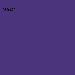 4C347D - Regalia color image preview