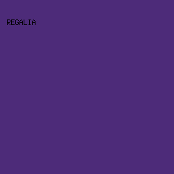 4D2B79 - Regalia color image preview