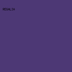 4D3875 - Regalia color image preview