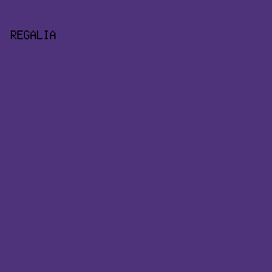 4E337B - Regalia color image preview
