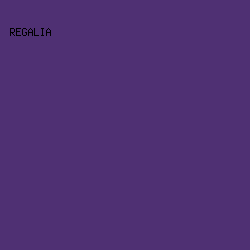4F3073 - Regalia color image preview