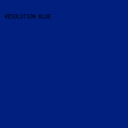 001F7E - Resolution Blue color image preview
