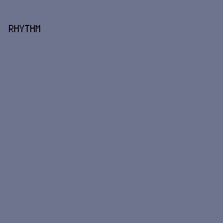 6E738E - Rhythm color image preview