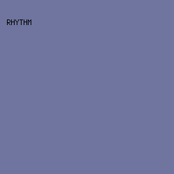 6F759E - Rhythm color image preview