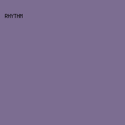 7C6D91 - Rhythm color image preview