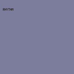 7C7D9D - Rhythm color image preview